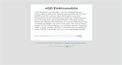 Desktop Screenshot of ego-elektromobile.de